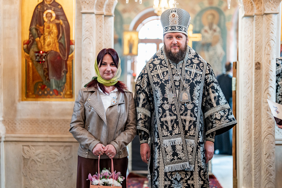 Литургия Преждеосвященных Даров в Михаило-Архангельском храме города Пущино г.о. Серпухов